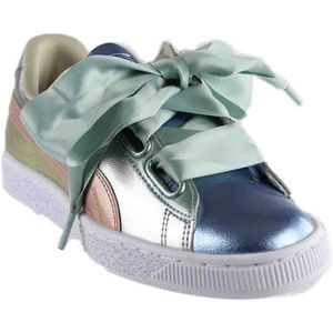 Puma Basket Heart Sneakers Metallic
